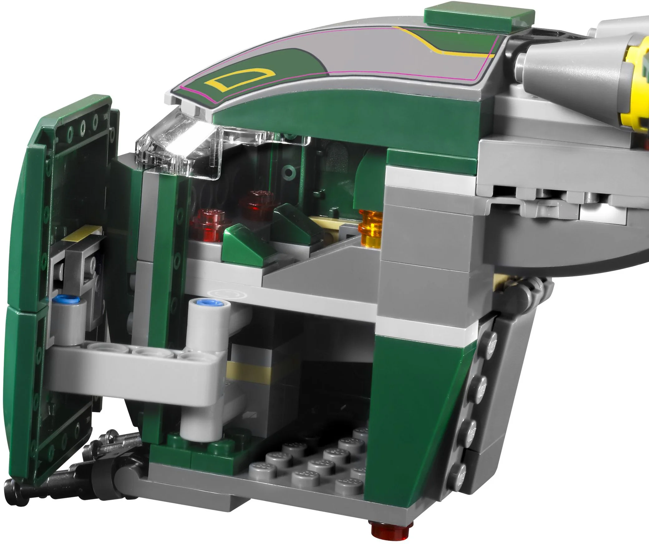 The bounty hunters attacked the gunship 乐高 LEGO 7930 image 5