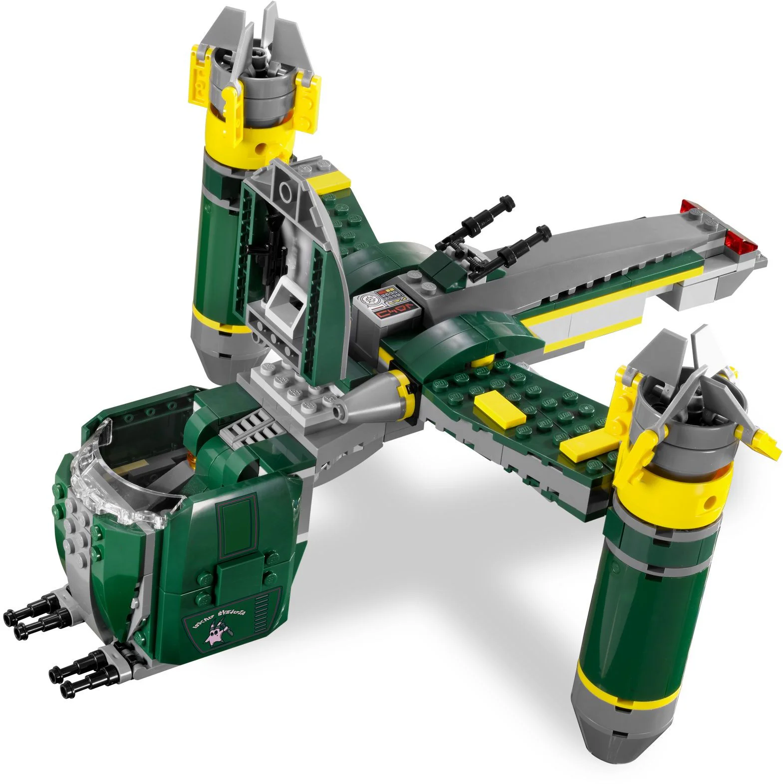 The bounty hunters attacked the gunship 乐高 LEGO 7930 image 6