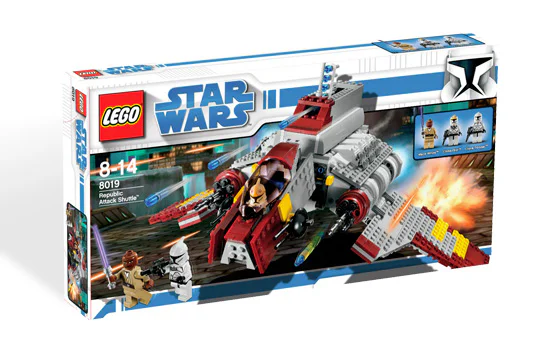 Republic combat shuttle 乐高 LEGO 8019 image 1