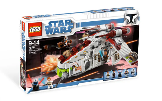 Republic attack gunboat 乐高 LEGO 7676 image 2