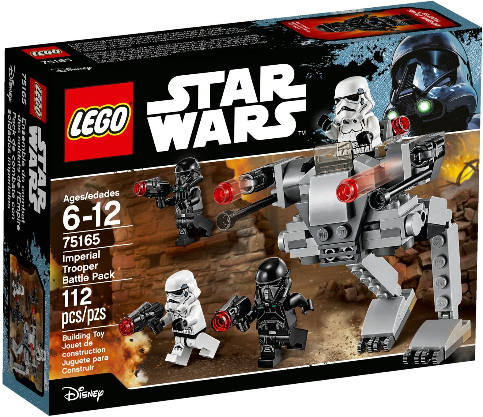 Imperial soldier combat suit 乐高 LEGO 75165 image 2