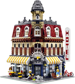 Coffee shop on the street corner.