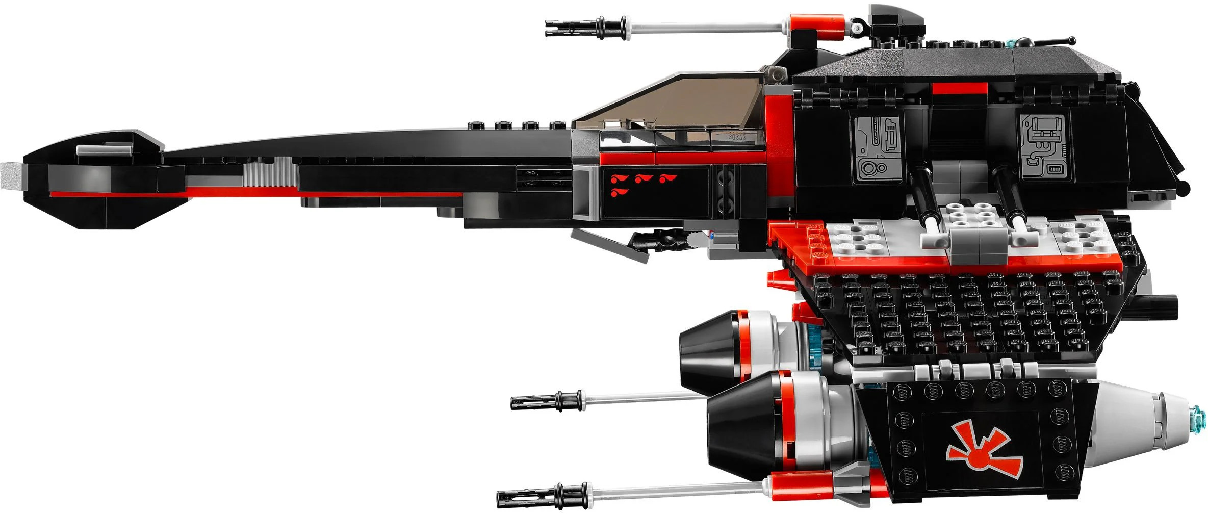 JEK-14 INVISIBLE WARPLANES 乐高 LEGO 75018 image 4