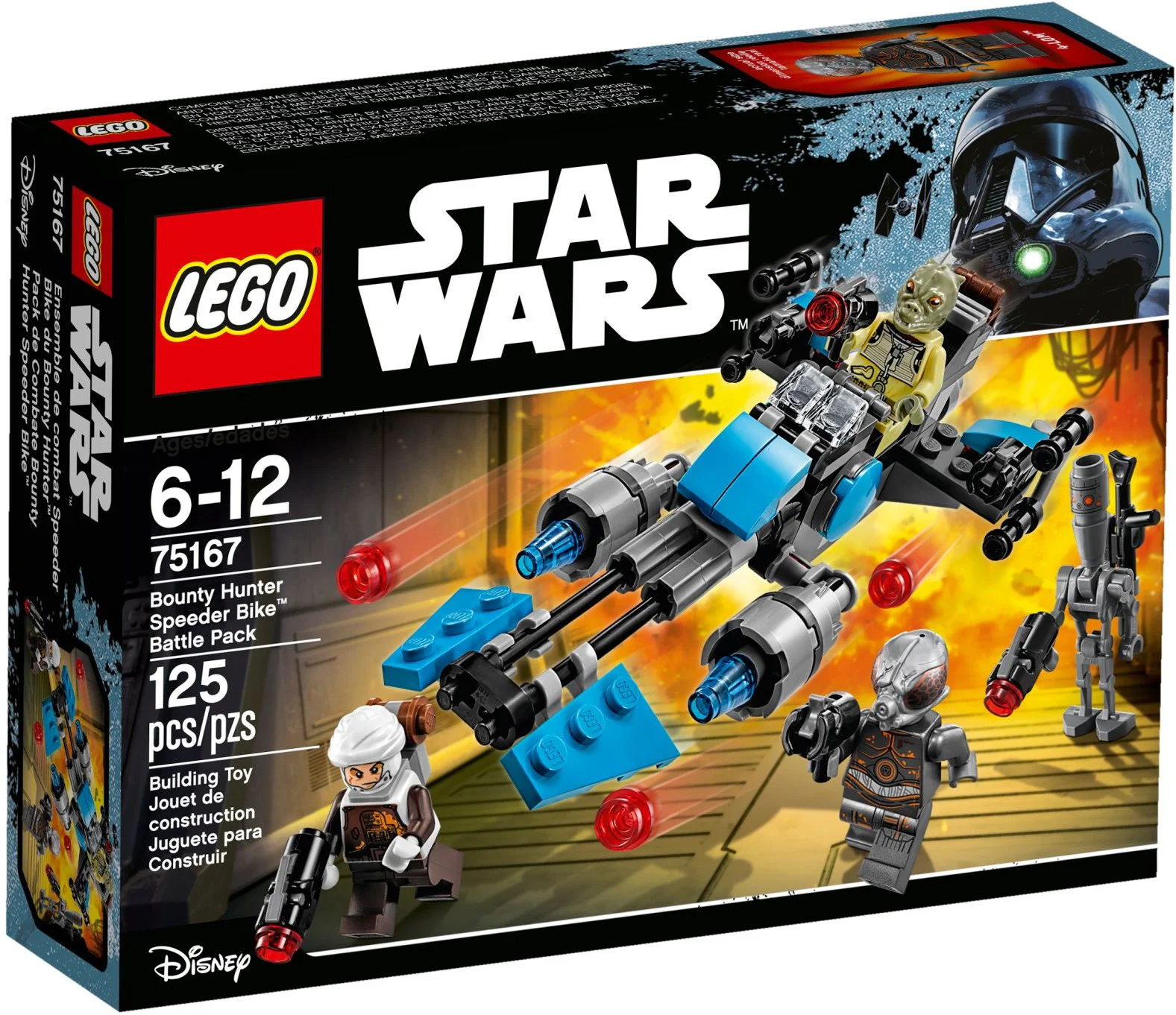 The bounty hunter's antigravity bike combat pack 乐高 LEGO 75167 image 1