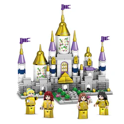 Dreamlike Golden Castle Complex