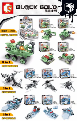 Black Gold Plan: Tank 4 models Four-in-One Combination