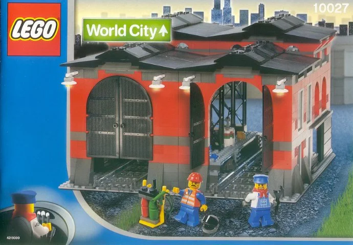 World city: railway garage 乐高 LEGO 10027 image 1