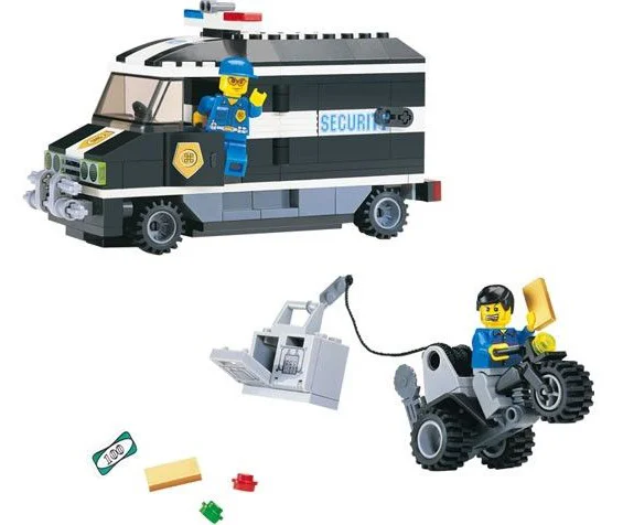 Police and Rescue: Cash Van 启蒙 QMAN/ENLIGHTEN/Keeppley 127