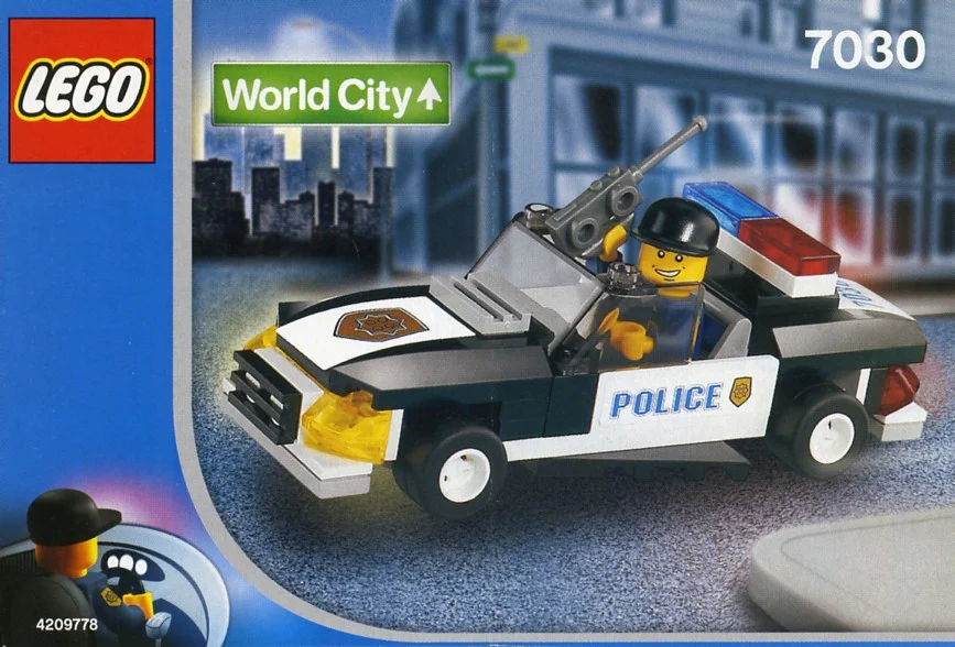 World cities: police vehicles 乐高 LEGO 7030 image 1