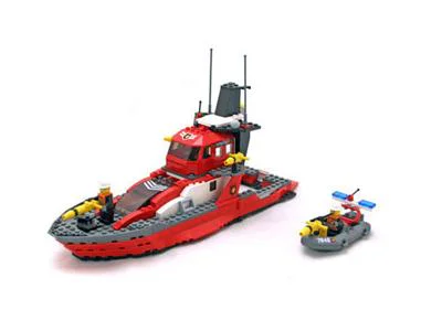 Police and Rescue: Fireboat Command Boat 乐高 LEGO 7046