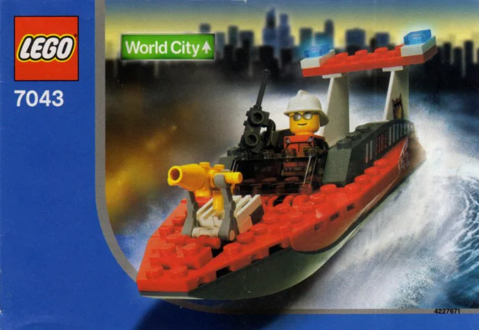 Police and rescue: firefighters 乐高 LEGO 7043 image 1