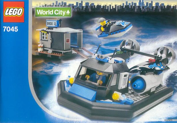 Police and Rescue: Airbed Ship Hide 乐高 LEGO 7045 image 1