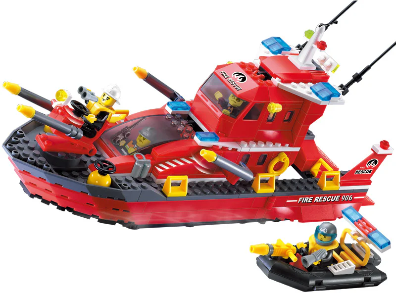 Police and Rescue: Fireboat Command Boat 乐高 LEGO 7046 image 1