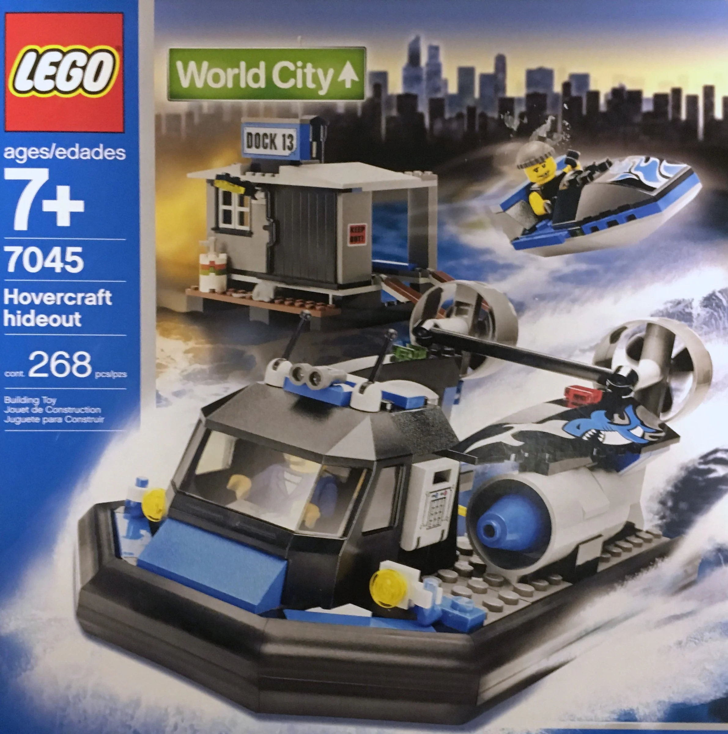 Police and Rescue: Airbed Ship Hide 乐高 LEGO 7045 image 2