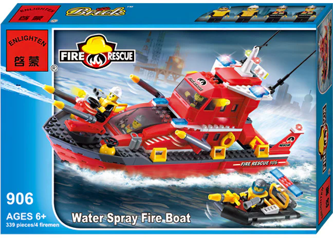 Police and Rescue: Fireboat Command Boat 乐高 LEGO 7046 image 2