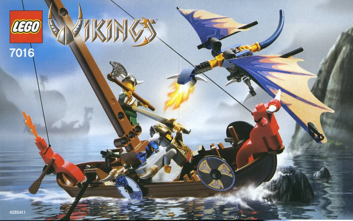 Vikings: Viking Ship Wing Dragon 乐高 LEGO 7016 image 1