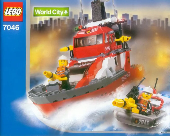 Police and Rescue: Fireboat Command Boat 乐高 LEGO 7046 image 5