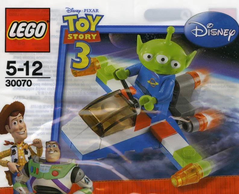 Toy mobilization: 3-Eyed little ship 乐高 LEGO 30070