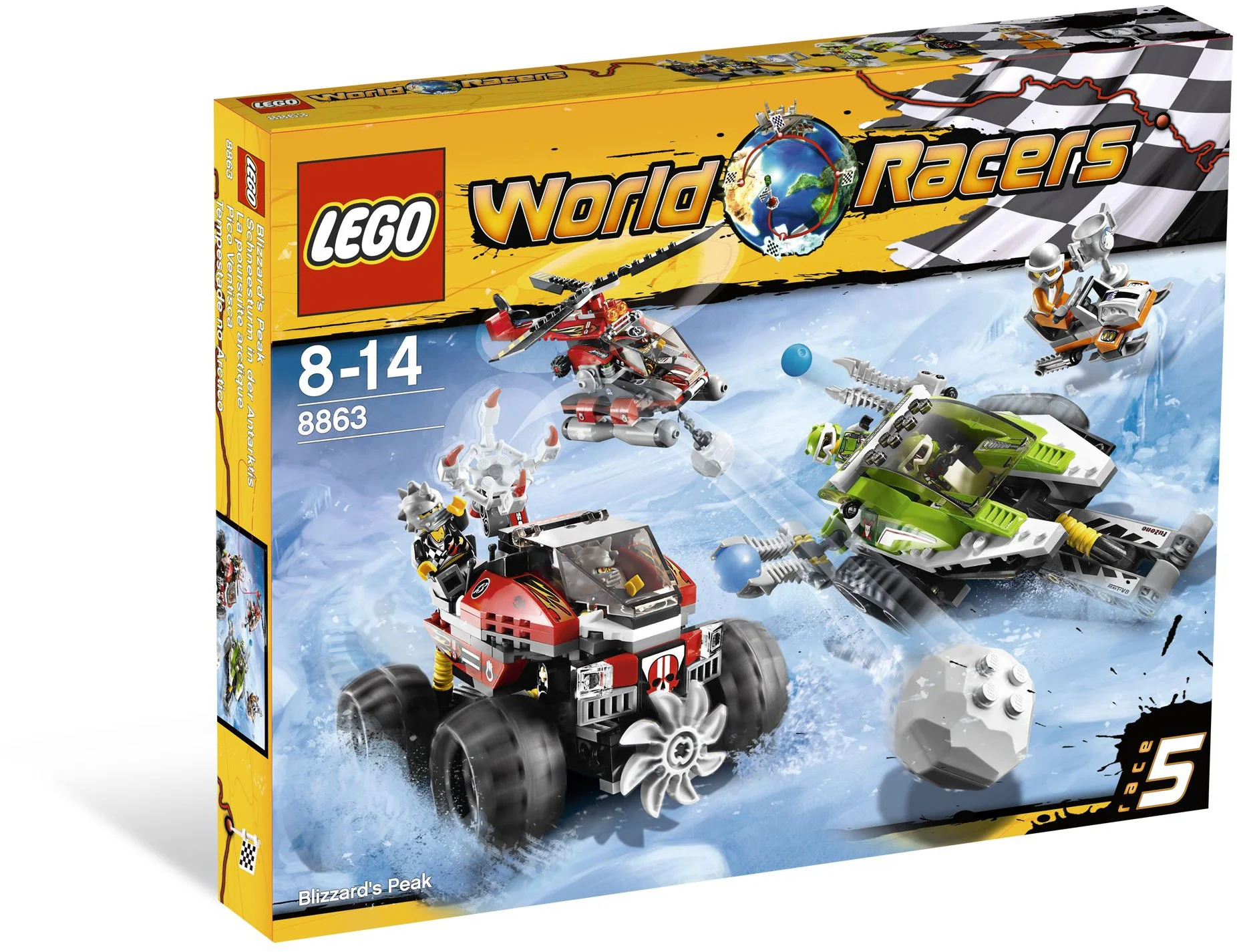 Global Speed Racing: Blazing Snow Showdown 乐高 LEGO 8863 image 2