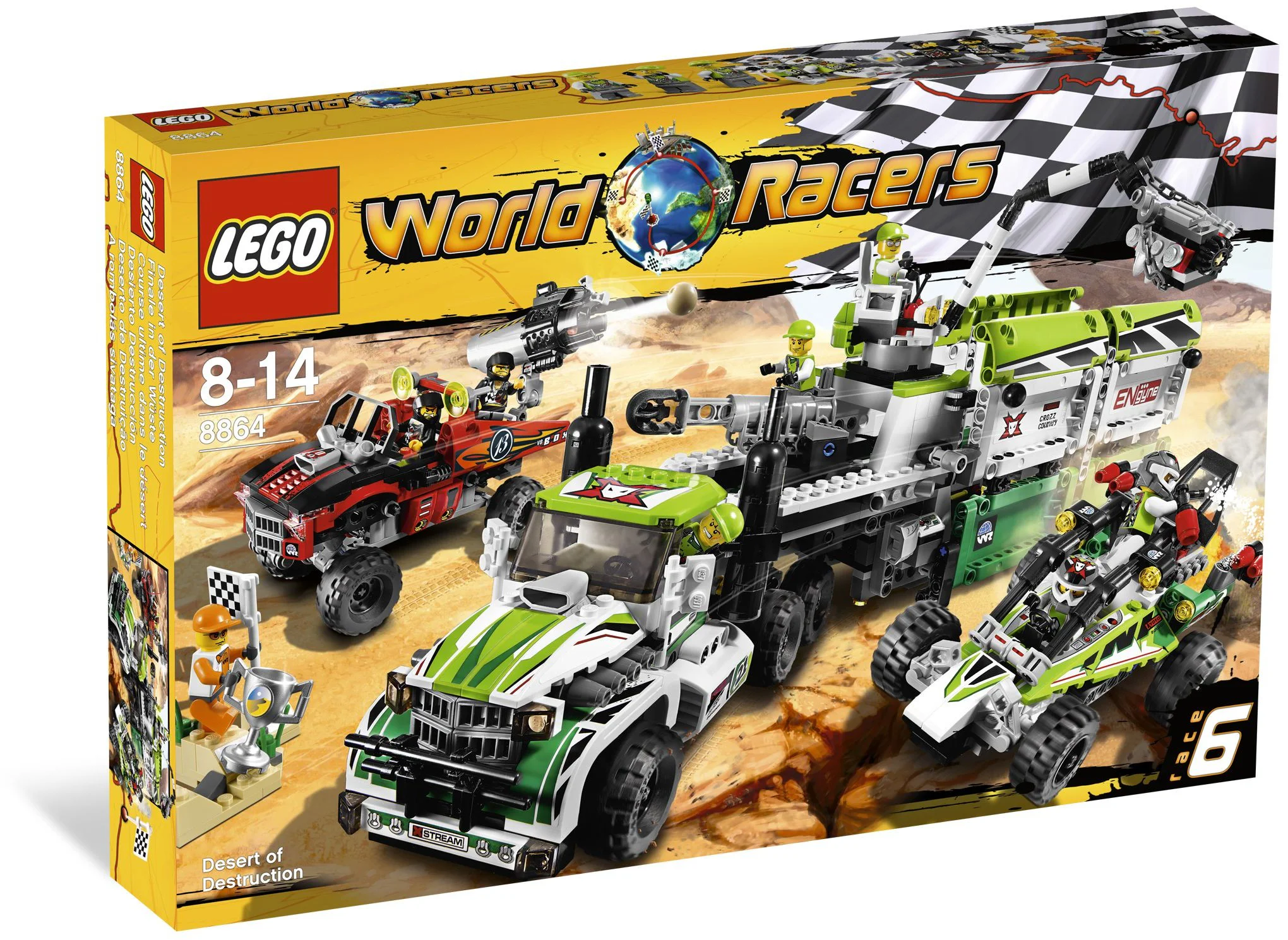 Globe Race: Destroy the Desert Race 乐高 LEGO 8864 image 2