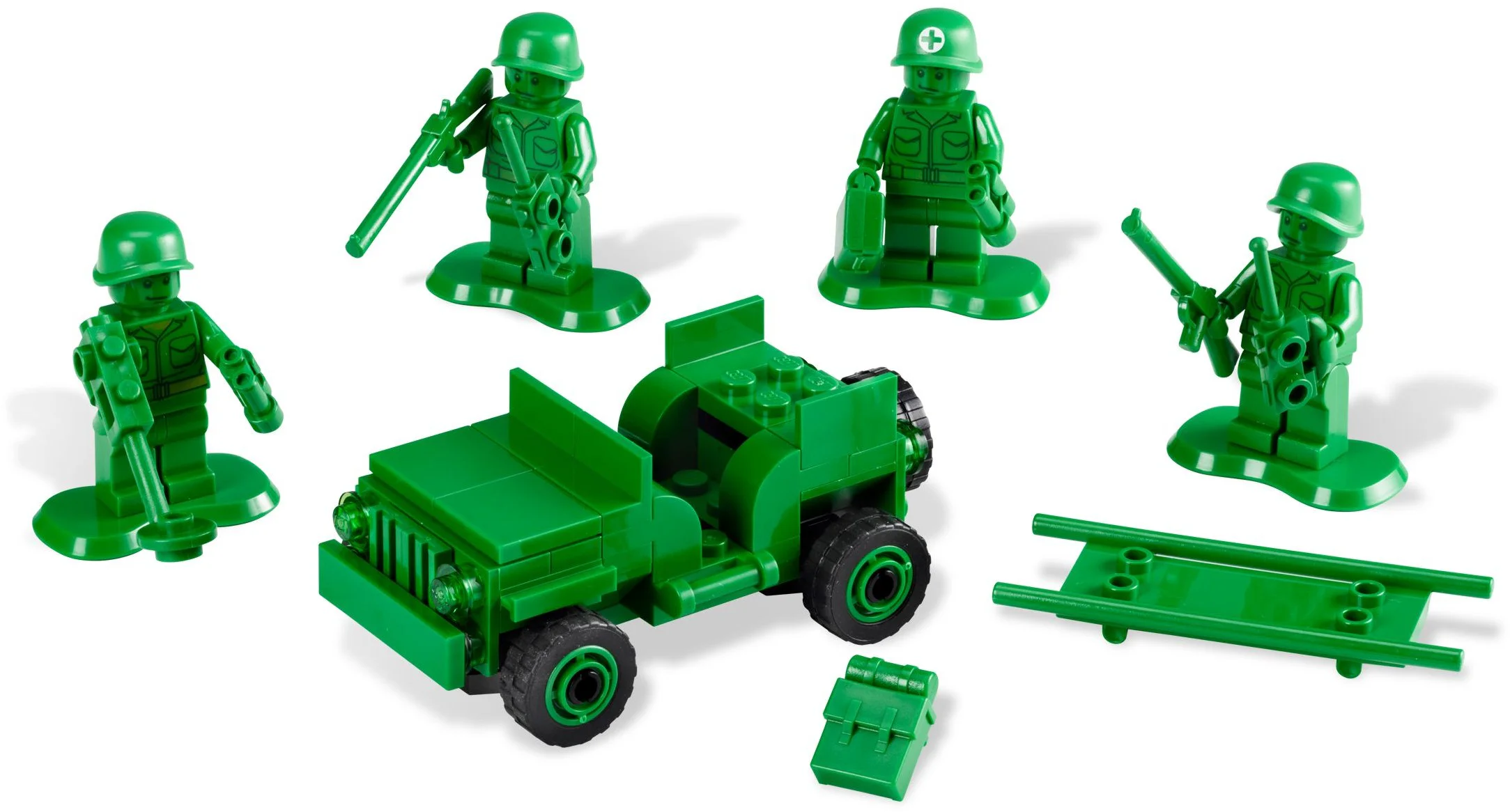 Toy General Mobilization: Green Soldiers 乐高 LEGO 7595