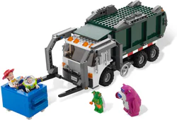 Toy mobilization: garbage truck escape