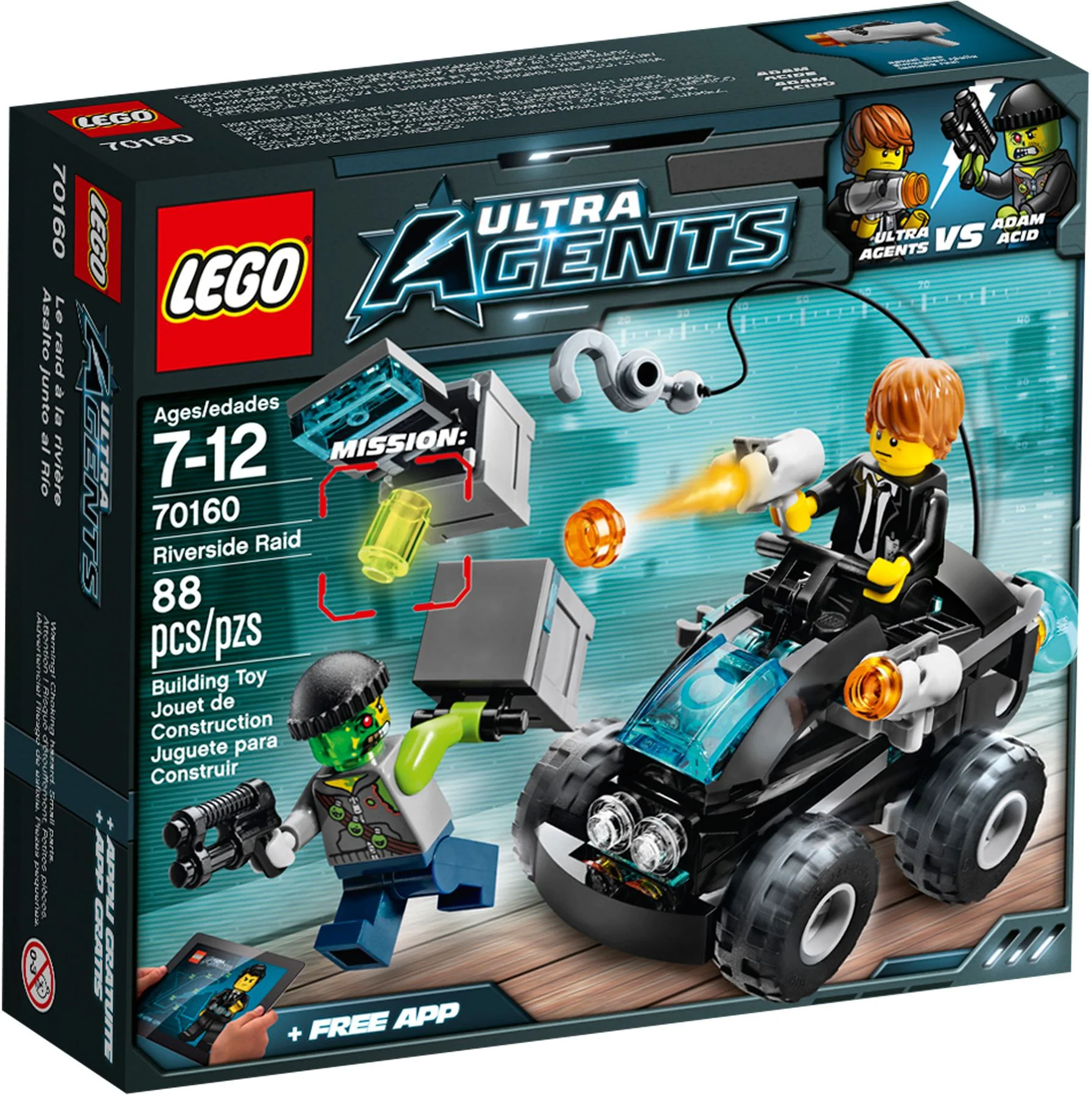 Super agent: Riverside raid 乐高 LEGO 70160 image 2