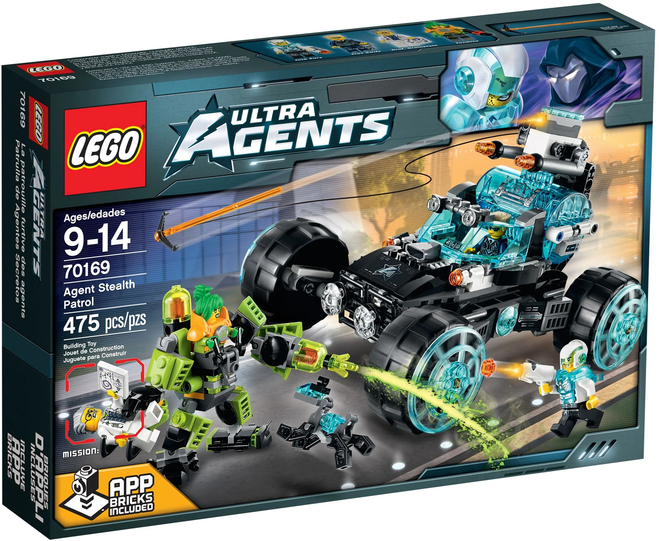 Super agent: Invisible patrol vehicle 乐高 LEGO 70169 image 2