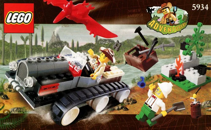 Adventure: Land and land dual-use tracked vehicle 乐高 LEGO 5934 image 1