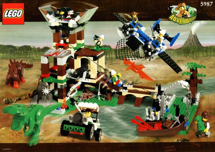 Adventure: dinosaur research base 乐高 LEGO 5987 image 1