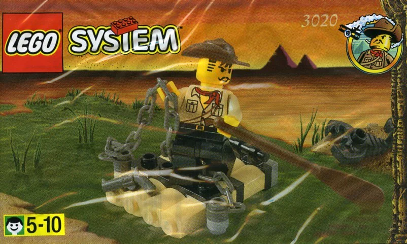 Adventure: Johnny and Bamboo Raft 乐高 LEGO 3020 image 1