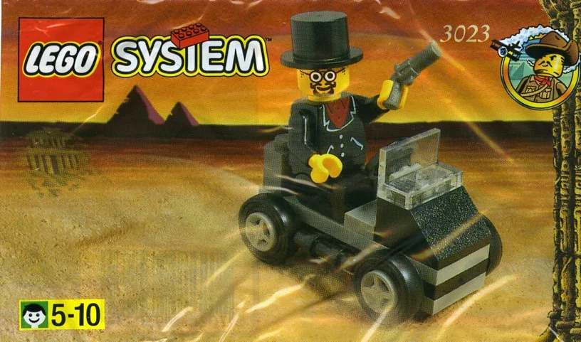 Adventure: Adventurous Mini-Van, Cunning Tour Guide 乐高 LEGO 3023