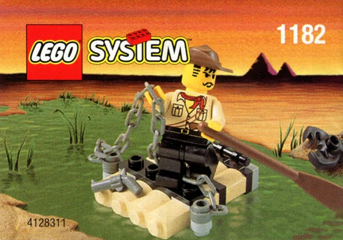 Adventure: Johnny and Bamboo Raft 乐高 LEGO 3020 image 2