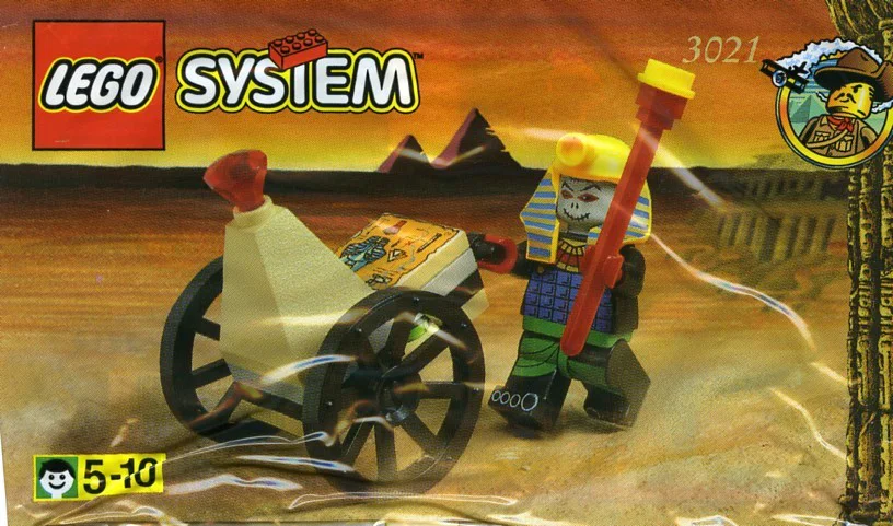 Excavation: The Tomb of Pharaoh Psamtek III and its Coffin Cars 乐高 LEGO 3021 image 2