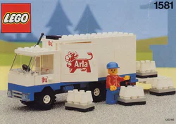 Milk tanker truck.