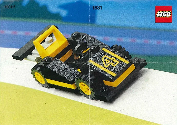 Thrill Racing: Black Car 乐高 LEGO 1631 image 1