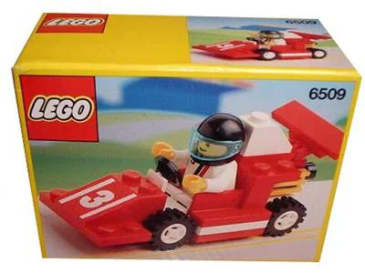Racing: Red Car No. 3, Red Demon Racing 乐高 LEGO 1477 image 8