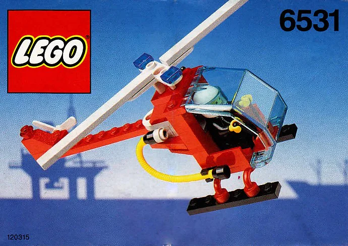 Fire: fire helicopters 乐高 LEGO 6531 image 1