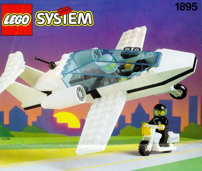 Police: patrol aircraft 乐高 LEGO 1895 image 1