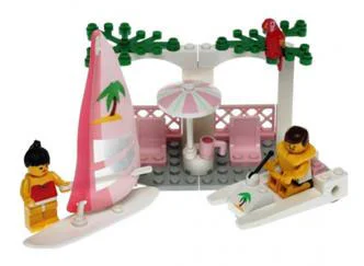 Paradise Getaway: Happy Vacation Beach Bungalow 乐高 LEGO 6401