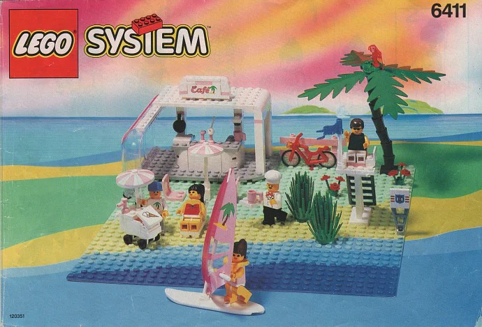 Vacation Paradise: Happy Holiday Sandkin Cafe 乐高 LEGO 6411