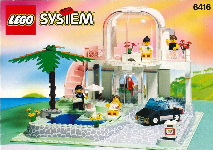 Vacation Paradise: Happy Holiday Pool House 乐高 LEGO 6416