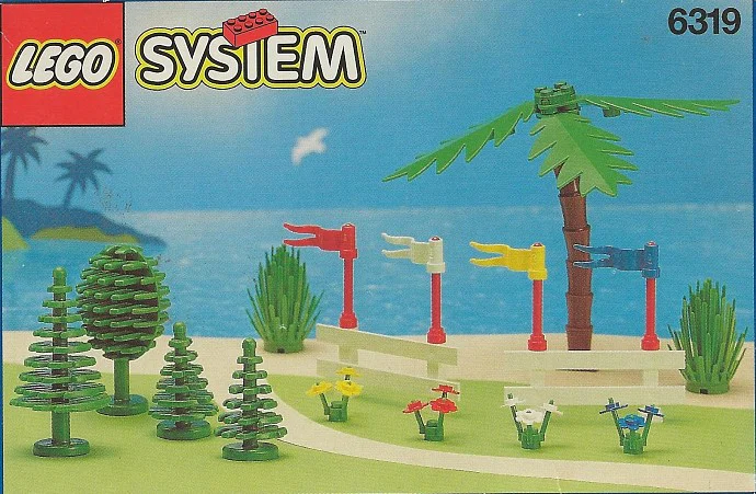 Trees and fences. 乐高 LEGO 6319