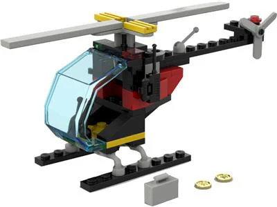 Flight: midnight transport aircraft 乐高 LEGO 1687 image 3