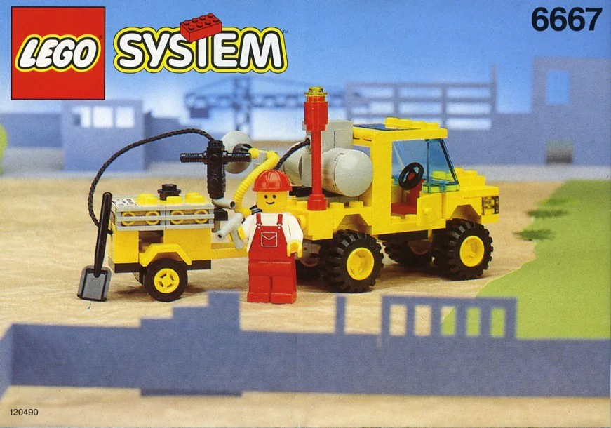 Public maintenance: road maintenance vehicle 乐高 LEGO 6667 image 1