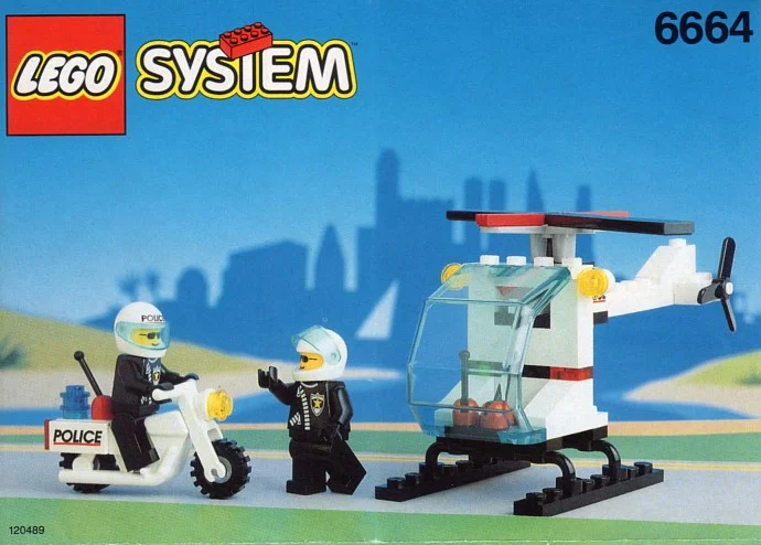 Police: helicopter police 乐高 LEGO 6664 image 1