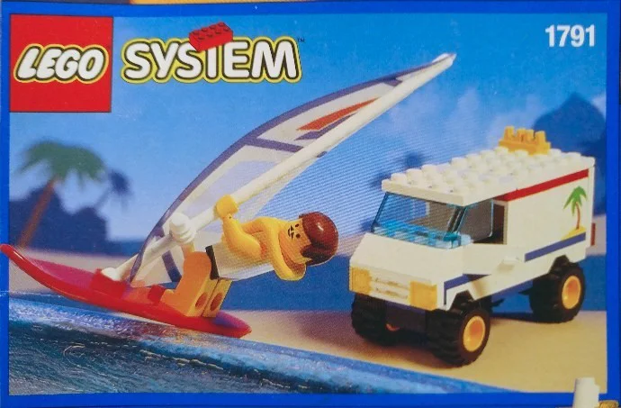 Leisure: sailboards and vans 乐高 LEGO 1791