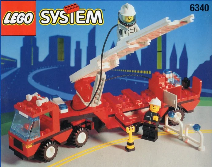 Fire: ladder rescue train 乐高 LEGO 6340 image 1