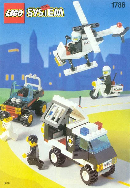 Police: Prison escape notes 乐高 LEGO 1786 image 1
