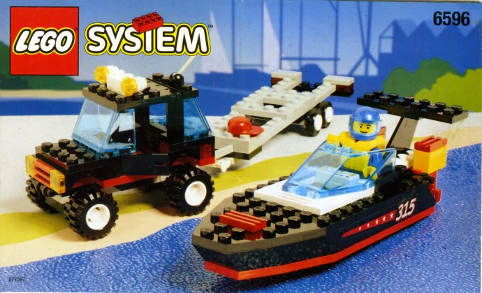 Vessel: Speedboat delivering cars 启蒙 QMAN/ENLIGHTEN/Keeppley 0033 image 1